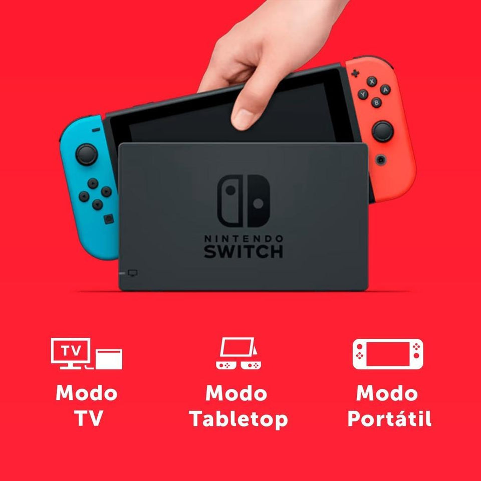 Console Nintendo Switch V2 32GB com Jogo Mario Kart 8