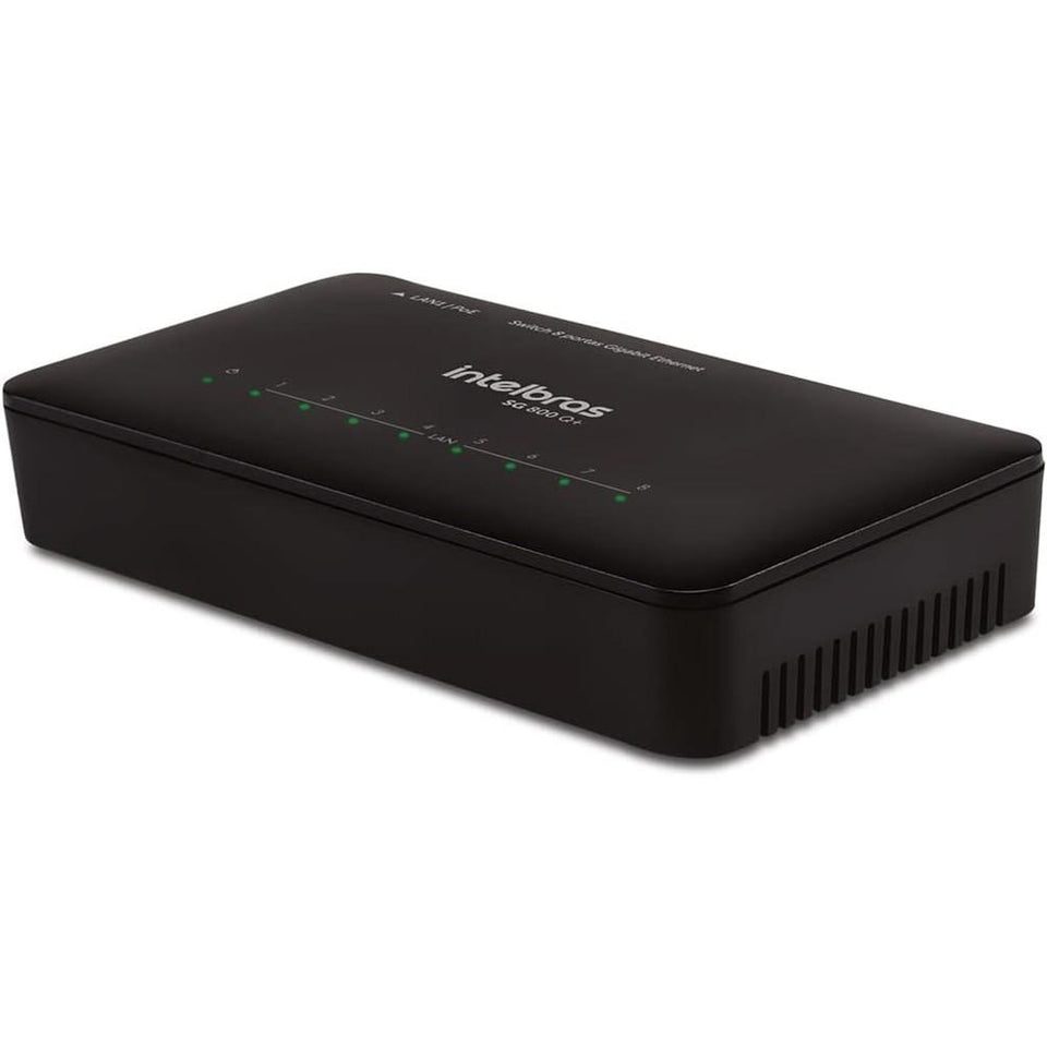 Switch Intelbras Sg 800 Q+ Ckd Switch 8 Portas Giga
