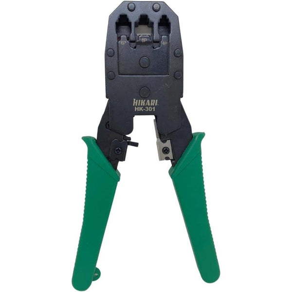 Alicate de Crimpar Hikari HK-301 para RJ45/RJ12/RJ11