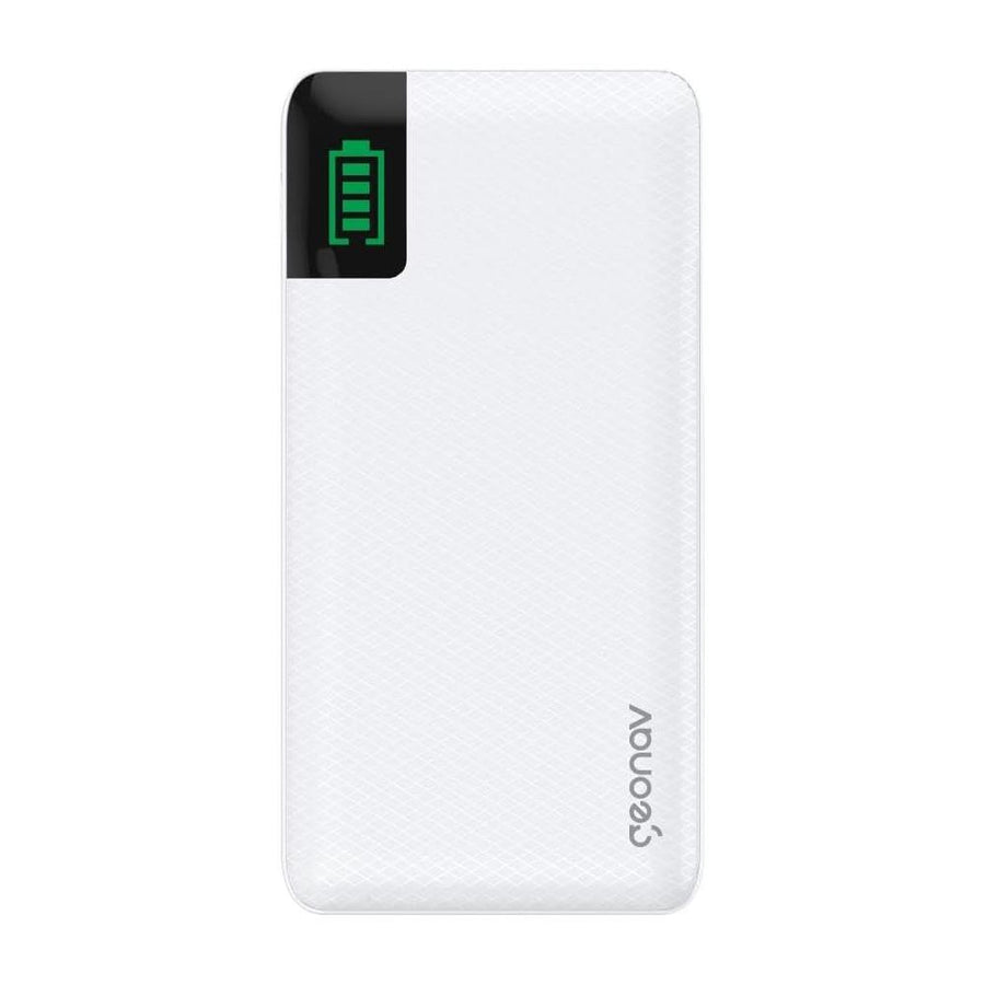Carregador Portatil Universal 10.000Mah Branco Geonav Pb10Kwt