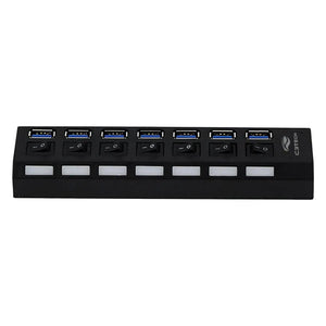 Hub USB 7 Portas C3Tech c/ Interruptor Individual