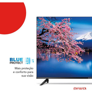 Smart Tv 43 Android Full Hd Aiwa Aws-Tv-43-Bl-02-A Preto