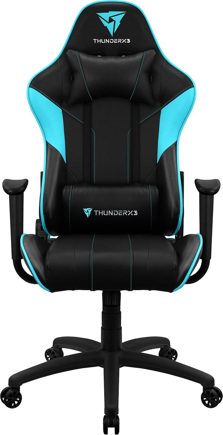 Cadeira Thunderx3 Ec3 Preto/Ciano
