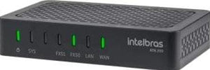 Adaptador Conversor De Protocolo Ip Ata 200 Intelbras