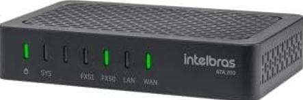 Adaptador Conversor De Protocolo Ip Ata 200 Intelbras