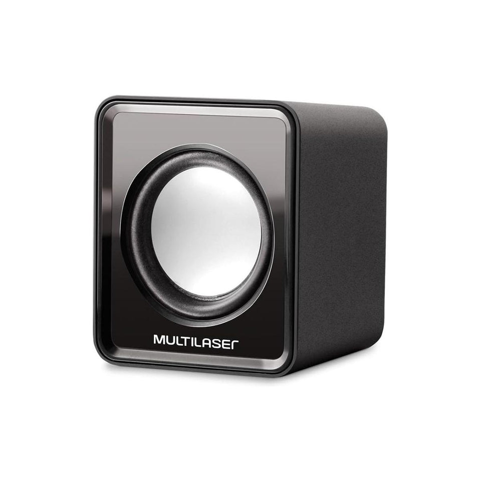 Caixa De Som Com Fio Usb/P2 Sp144 Preto Multilaser