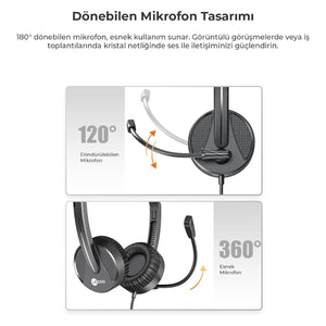 Headset Com Fio P3 Ht106 Preto Lecoo