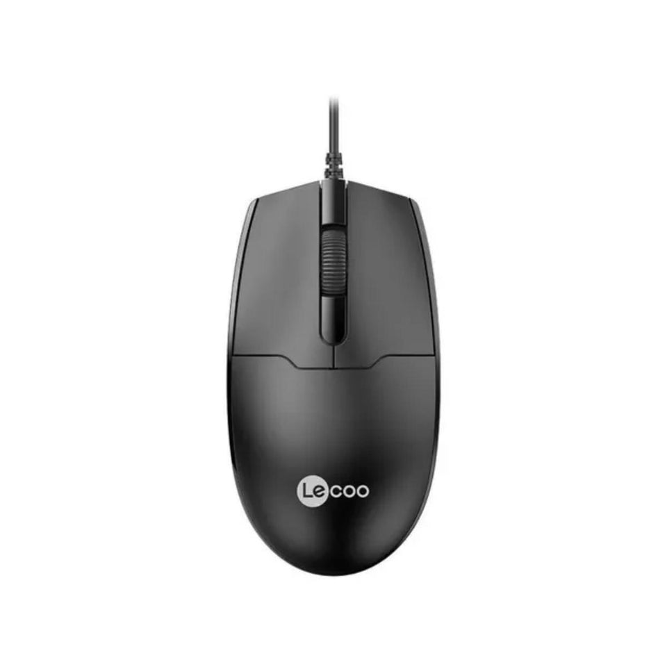 Mouse Com Fio Usb Ms101 Preto Lecoo