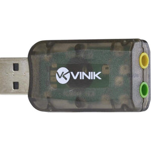 Adaptador Placa de Som USB 5.1 Virtual Vinik