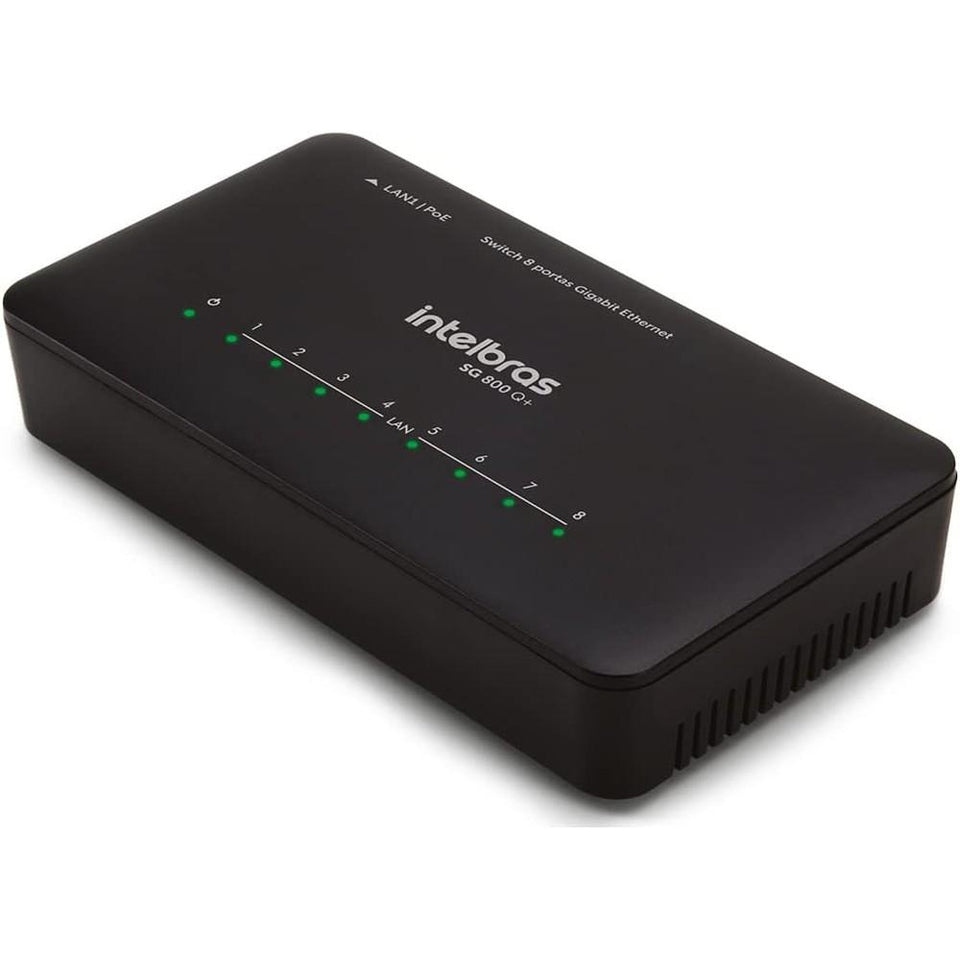 Switch Intelbras Sg 800 Q+ Ckd Switch 8 Portas Giga