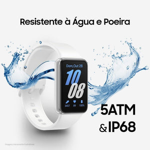 Smartwatch Samsung Galaxy Fit3 Pulseira Esportiva Branca