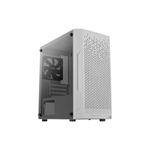 Gabinete Gamer Aerocool Trinity Mini Branco Lateral de Vidro