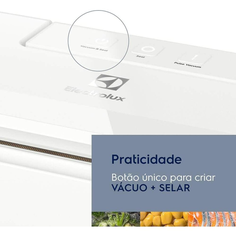 Seladora a Vácuo Electrolux Portátil 220V Branca