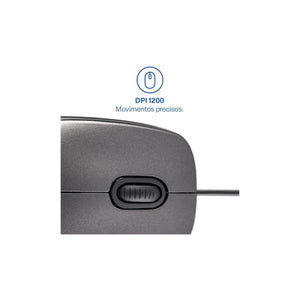 Mouse C Fio Mf400 1200Dpi Mo387 Multilaser Cinza