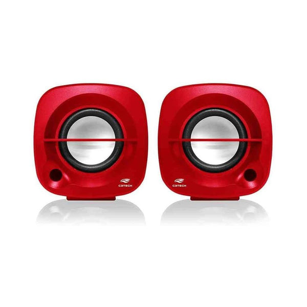 Caixa de Som 2.0 C3Tech SP-303RD Vermelha