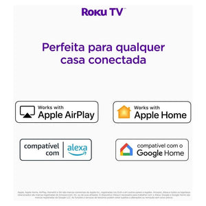 Smart TV QLED Multilaser 50" 4K Roku TL059M