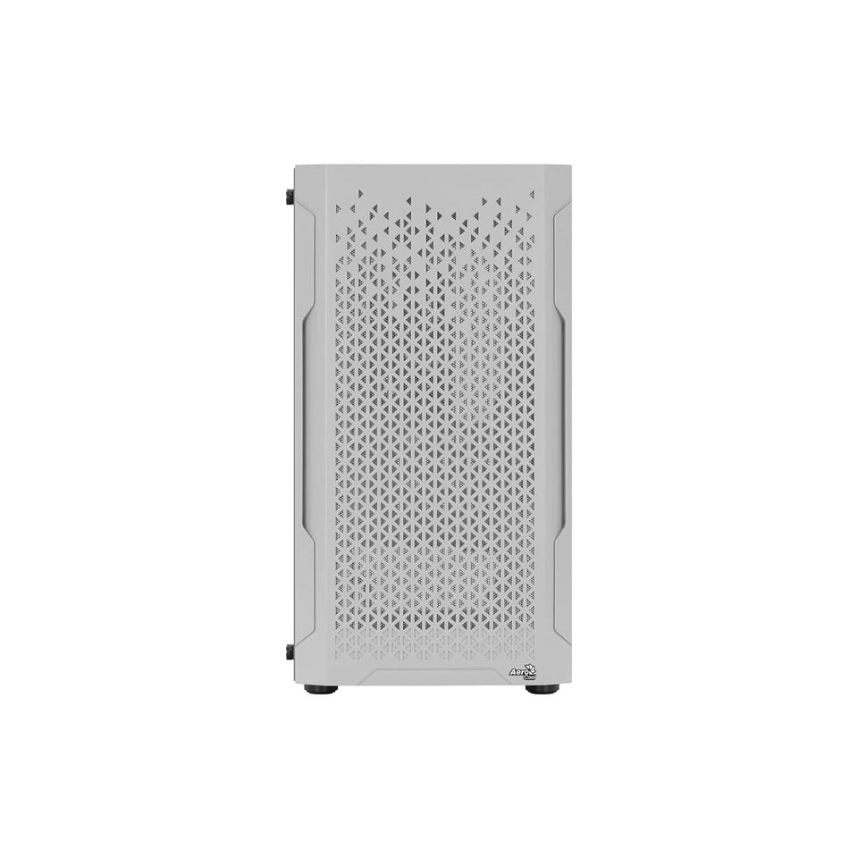 Gabinete Gamer Aerocool Trinity Mini Branco Lateral de Vidro