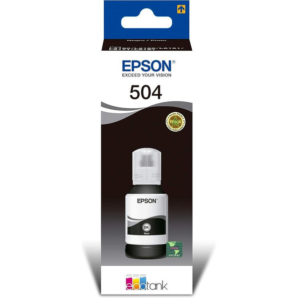 Refil de Tinta Epson T504 Preto Original