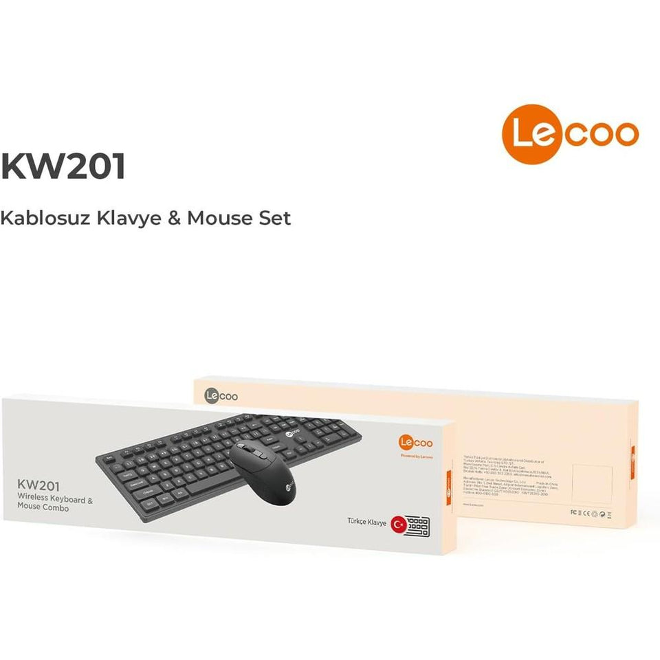 Kit Tecl+Mouse S/Fio Kw201 Lecoo