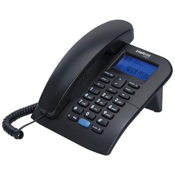 Telefone C/Fio Tc60 Id Preto Intelbras