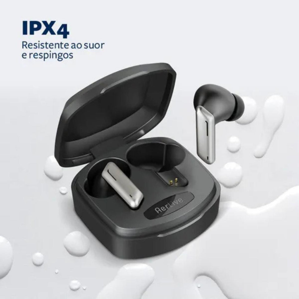 Fone De Ouvido Bluetooth Aerlive Geonav Tws - Aer12Bk