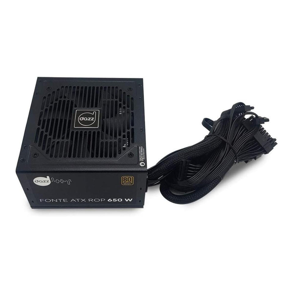 Fonte Atx Rop 650W Dazz Real 80 Plus Bronze Pfc Ativo